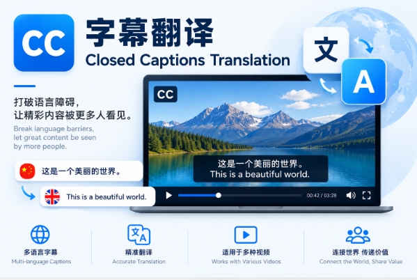 Udemy CC翻译字幕使用方法